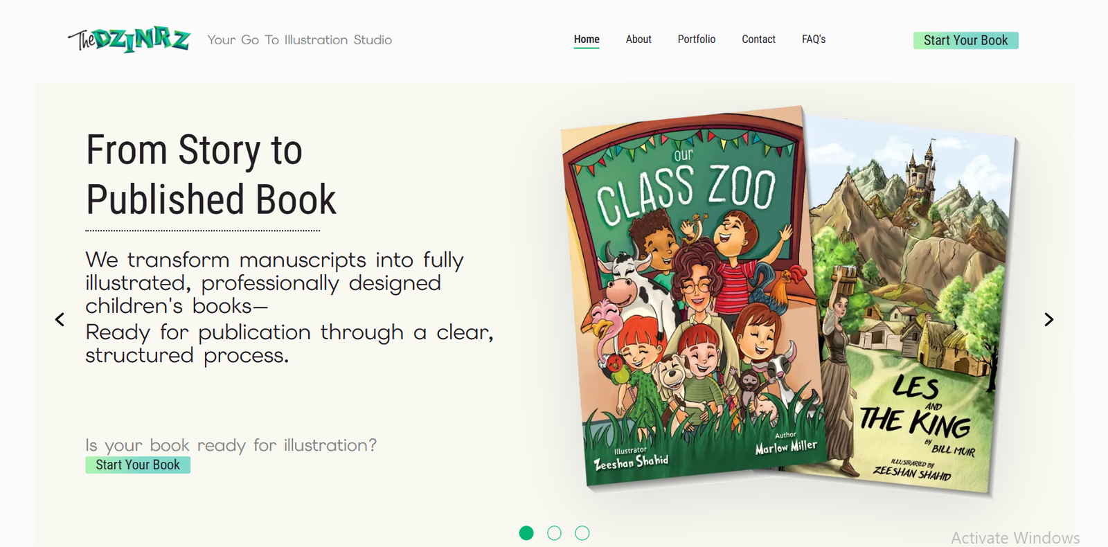 Your Goto Illustration Portfolio Website